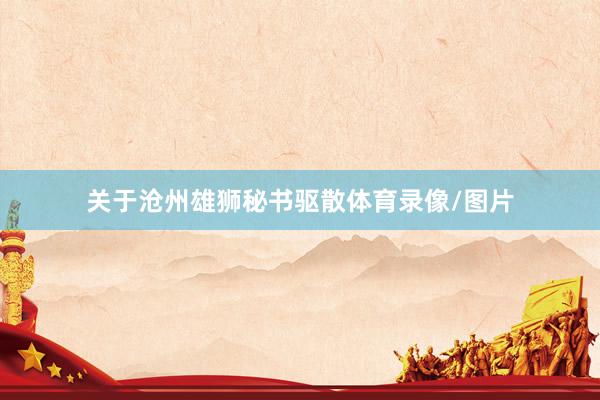 关于沧州雄狮秘书驱散体育录像/图片