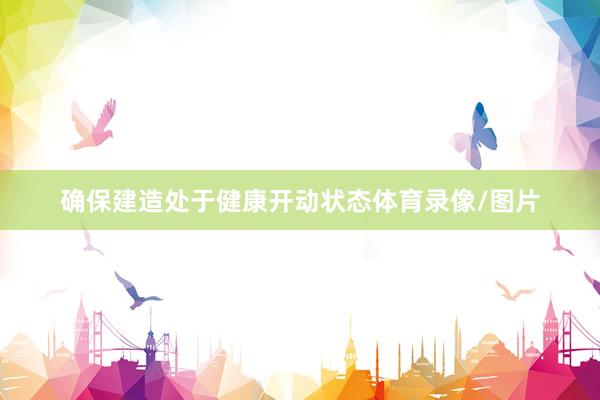 确保建造处于健康开动状态体育录像/图片