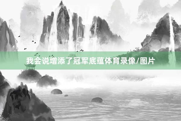 我会说增添了冠军底蕴体育录像/图片