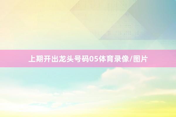 上期开出龙头号码05体育录像/图片