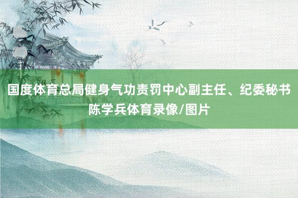 国度体育总局健身气功责罚中心副主任、纪委秘书陈学兵体育录像/图片