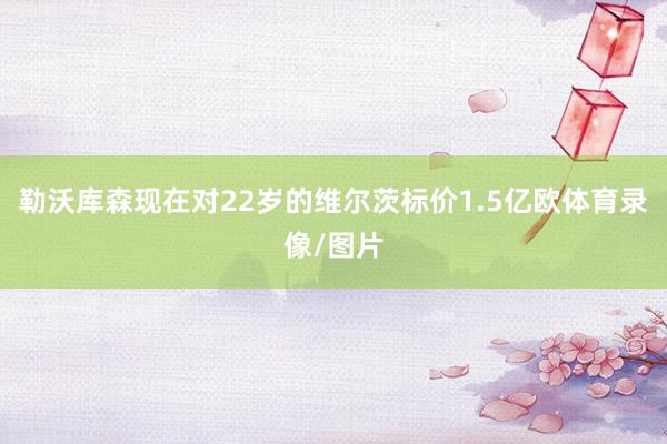 勒沃库森现在对22岁的维尔茨标价1.5亿欧体育录像/图片