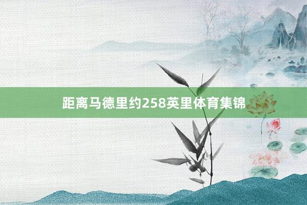 距离马德里约258英里体育集锦