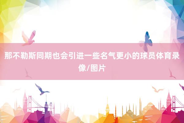 那不勒斯同期也会引进一些名气更小的球员体育录像/图片