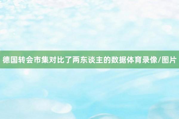 德国转会市集对比了两东谈主的数据体育录像/图片