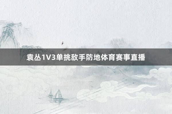 袁丛1V3单挑敌手防地体育赛事直播