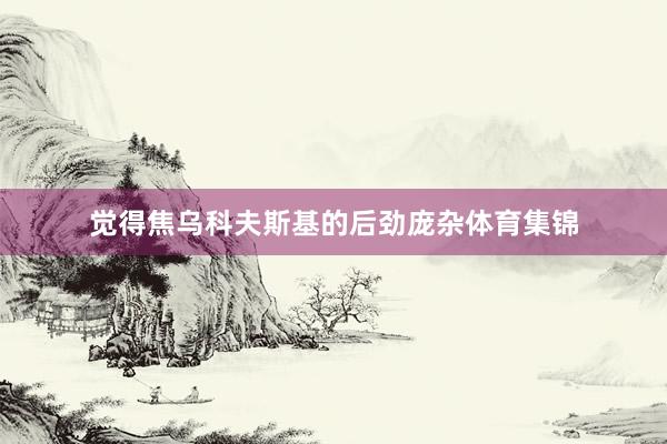 觉得焦乌科夫斯基的后劲庞杂体育集锦