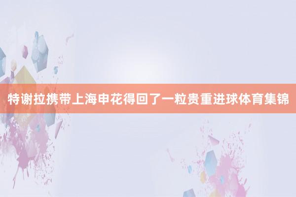 特谢拉携带上海申花得回了一粒贵重进球体育集锦