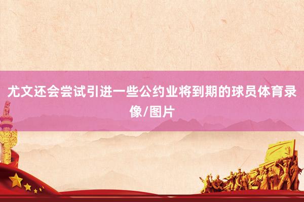 尤文还会尝试引进一些公约业将到期的球员体育录像/图片