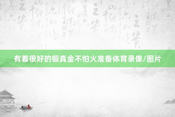 有着很好的锻真金不怕火准备体育录像/图片