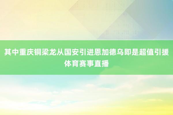其中重庆铜梁龙从国安引进恩加德乌即是超值引援体育赛事直播
