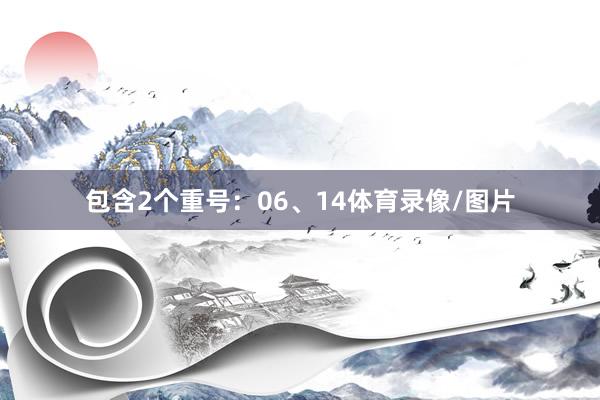 包含2个重号：06、14体育录像/图片