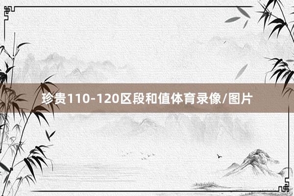 珍贵110-120区段和值体育录像/图片
